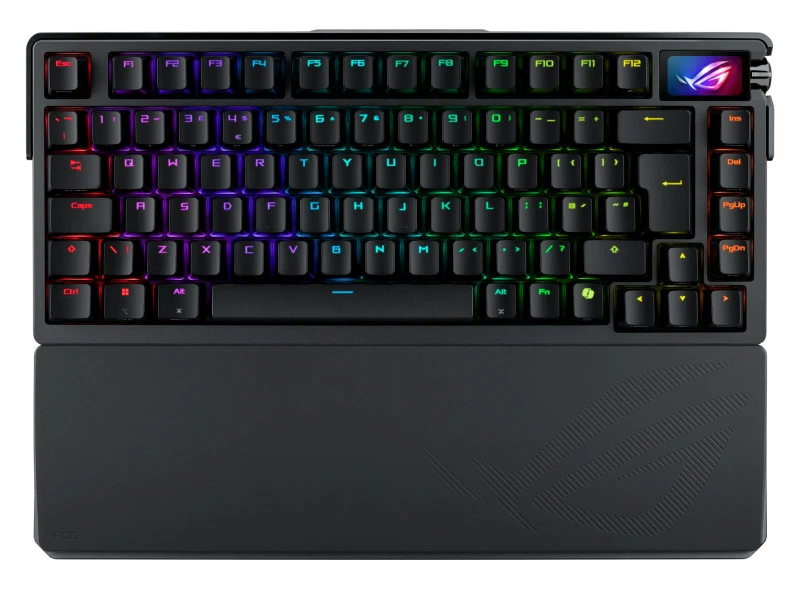 Image of ROG Azoth Extreme 75 Custom Gaming Keyboard, Aluminum Chassis, Carbon Fiber Positioning Plate, Adjustable Gasket Mount, Three-Layer Dampening, Color O