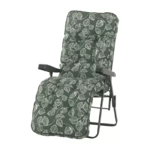 Image of Glendale Deluxe Aspen Leaf Relaxer Chair - Green
