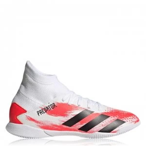 Image of adidas Predator 20.3 Childrens Indoor Football Trainers - White/Black