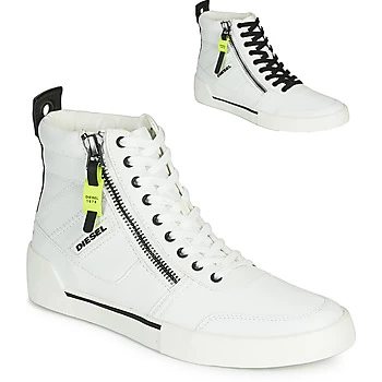 Image of Diesel S-DVELOWS mens Shoes (High-top Trainers) in White