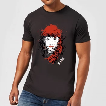 Image of Marvel Knights Elektra Face Of Death Mens T-Shirt - Black - 5XL