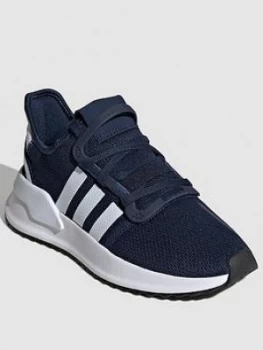Image of Adidas Originals U_Path Run Junior Trainers - Navy/White
