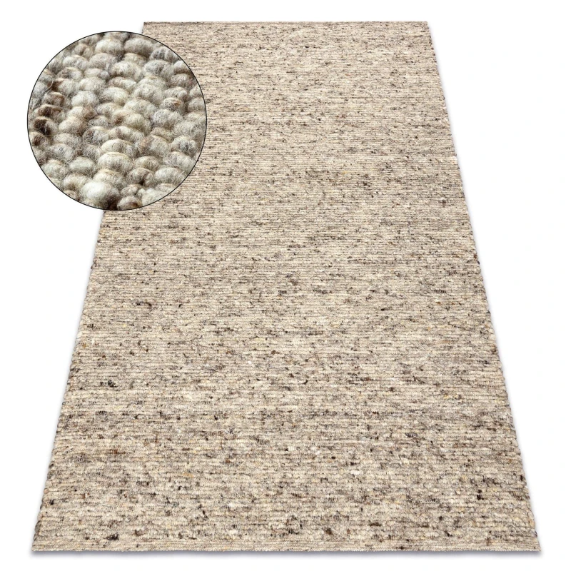 Image of RugsX Nepal 2100 Sand, Beige Carpet - Woolen, Double-Sided, Natural 60X100 Cm