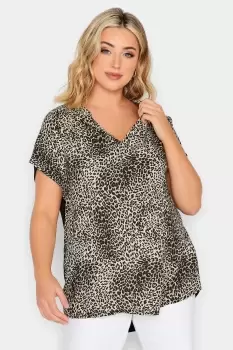Image of Leopard Print Blouse