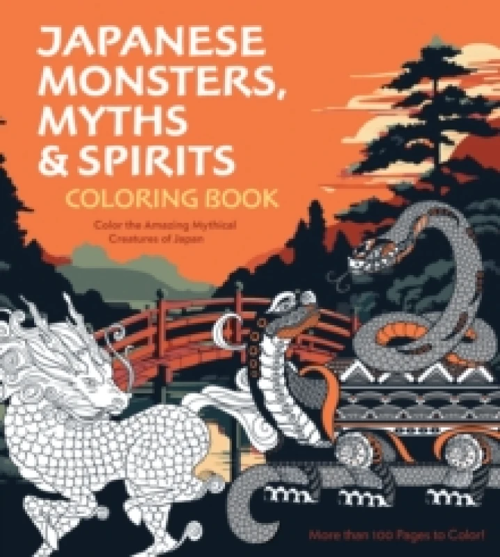 Image of Japanese Monsters, Myths & Spirits Coloring Book. Paperback. By Editors of Chartwell Books Books