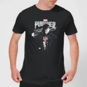 Image of Marvel Frank Castle Mens T-Shirt - Black