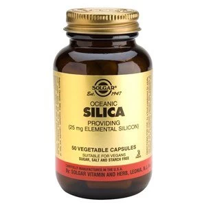 Image of Solgar Oceanic Silica 25 mg Vegetable Capsules 50 Vegicaps