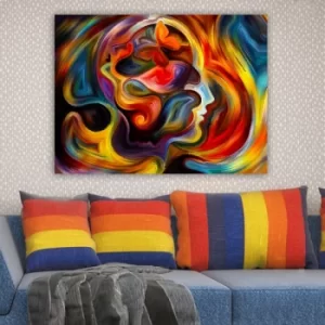 Image of 284534675_70100 Multicolor Decorative Canvas Painting