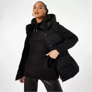 Image of Firetrap Funnel Neck Gilet - Black