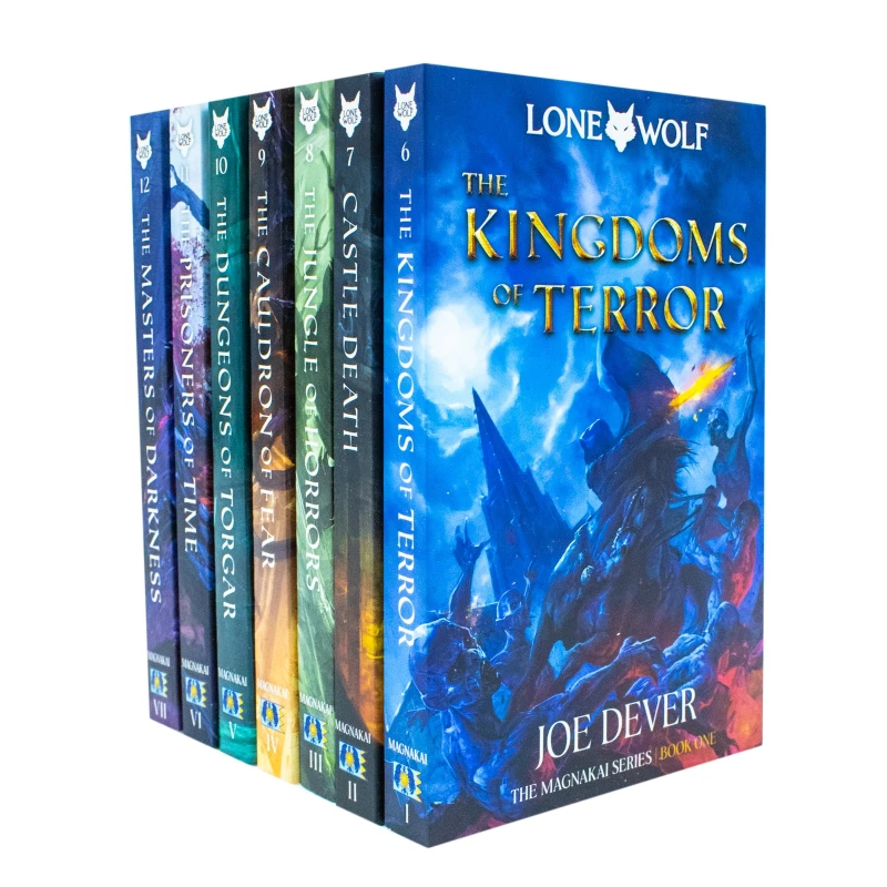 Image of Lone Wolf Series Books 6 - 12 Collection Set by Joe Dever (The Kingdoms of Terror, The Jungle of Horrors) Joe Dever Books
