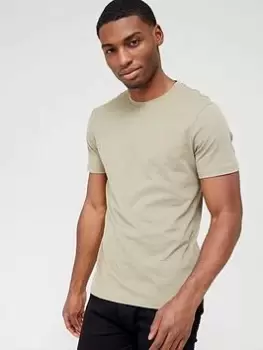 Image of Allsaints Brace Small Logo T-Shirt - Olive