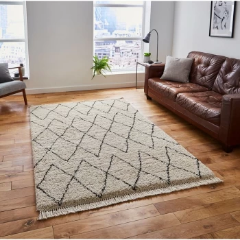 Image of Boho 8280 Beige 160cm x 230cm Rectangle - Beige