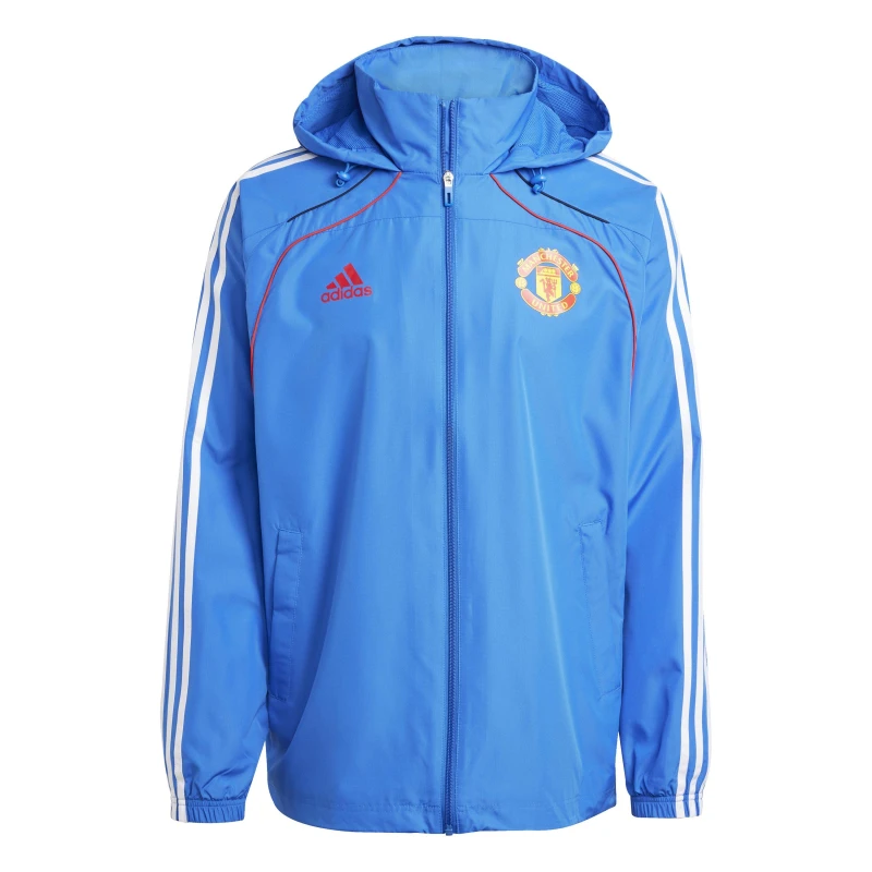 Image of adidas Mens adidas Manchester United UBP Windbreaker Blue male S