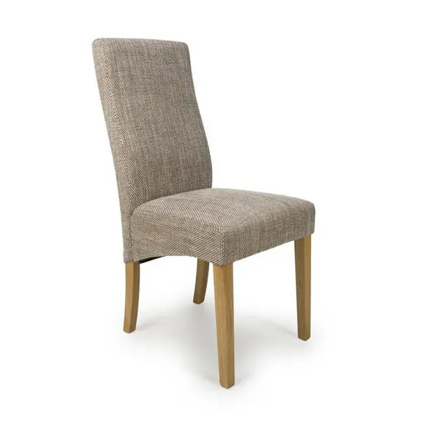 Image of Shankar Bailey Tweed Oatmeal Dining Chairs - Beige 584498cm
