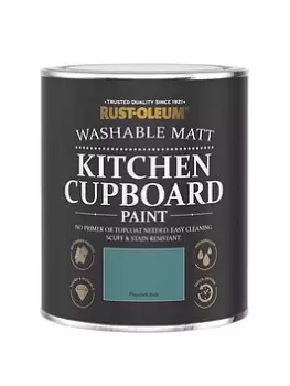 Image of Rust-Oleum Kitchen Cupboard Paint Peacock Suit 750Ml