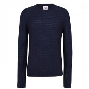 Image of Lee Cooper Button Shoulder Knitted Jumper Ladies - Navy