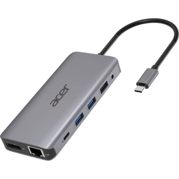Image of Acer 12 in 1 Type C Hub - Silver