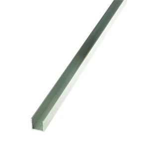 Image of Wickes 15.5mm Multi Purpose Square Tube - Aluminium 1m