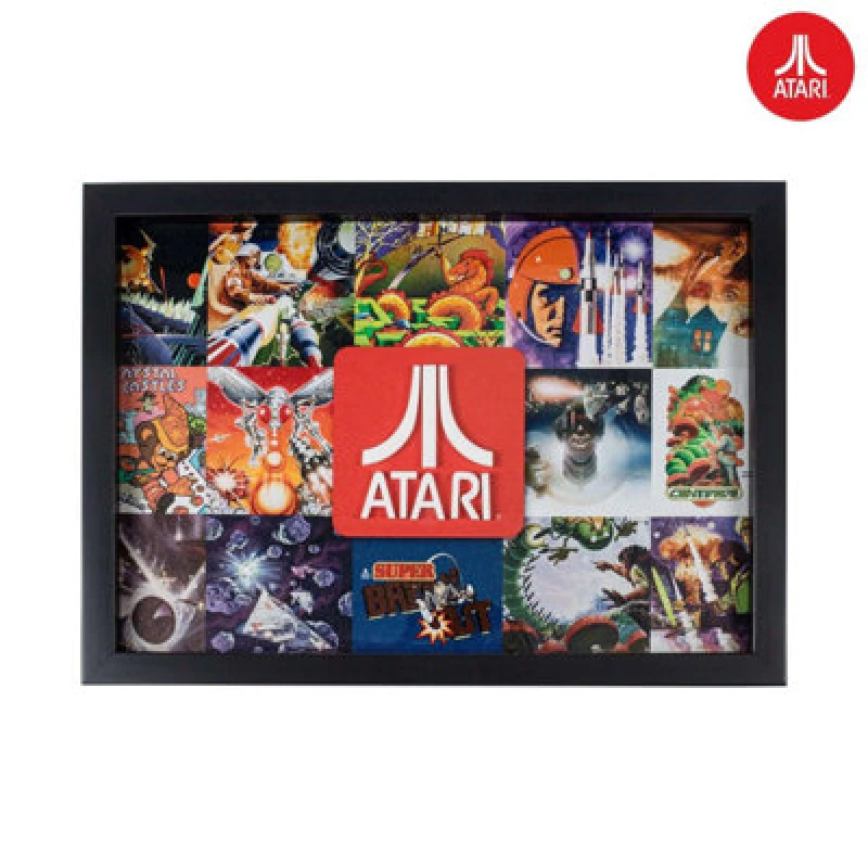 Image of Official Atari Official Atari 3D Legends Wall Art