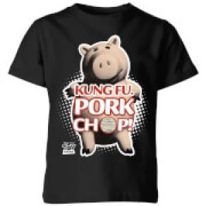 Image of Toy Story Kung Fu Pork Chop Kids T-Shirt - Black - 5-6 Years
