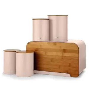 Image of Tower Scandi 5 Piece Storage Set - Pink Clay