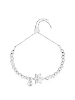 Image of Bibi Bijoux Silver 'Starstruck' Friendship Bracelet, Silver, Women
