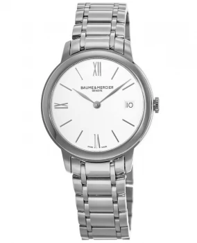Image of Baume & Mercier Classima Quartz White Dial Stainless Steel Womens Watch 10335 10335