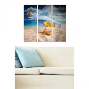 Image of MDFftr1007 Multicolor Decorative MDF Painting (3 Pieces)