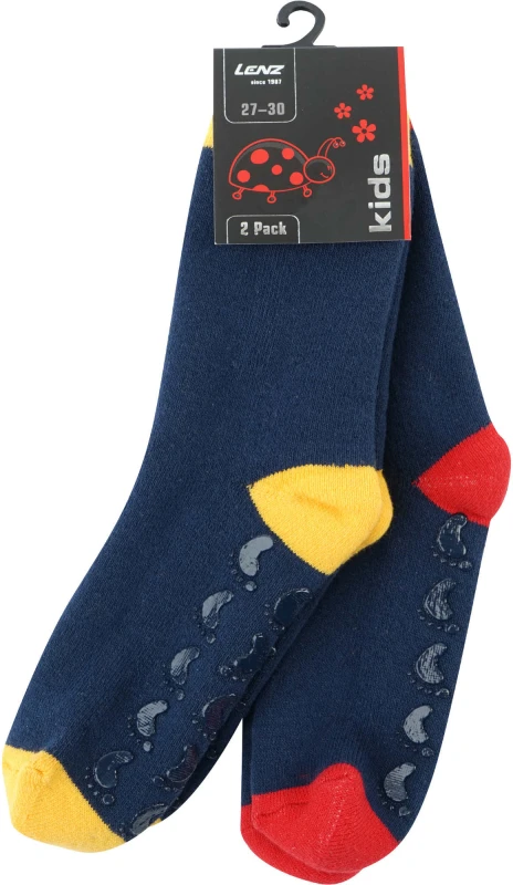 Image of Lenz Rubber Print Kids Socks - Pack of 2, Size 19 20 21 22