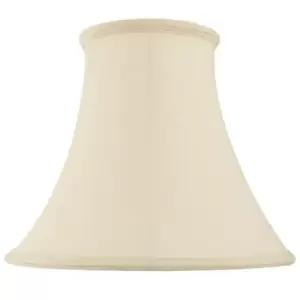 Image of 18" Round Bell Handmade Lamp Shade Cream Fabric Classic Table Light Bulb Cover