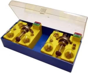 Image of Bulb Assortment H4 24V 8GJ002525-941 by Hella