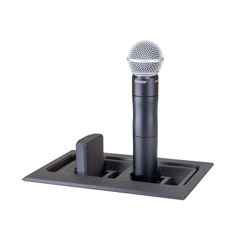 Image of Heckler Design H910-BK lectern accessory Microphone holder