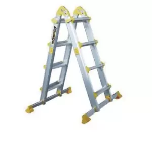 Image of Slingsby Telescopic Folding Step/Ladder - 4X4 EN131 150KG
