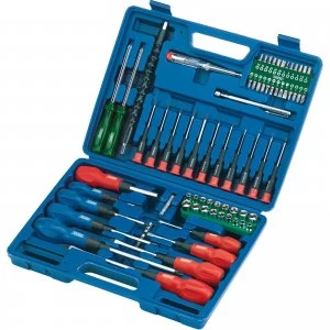 Image of Draper 70 Piece Screwdriver and Bit Set