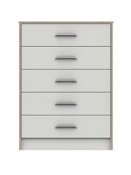 Image of Brianne Ready Assembled 5 Drawer Chest