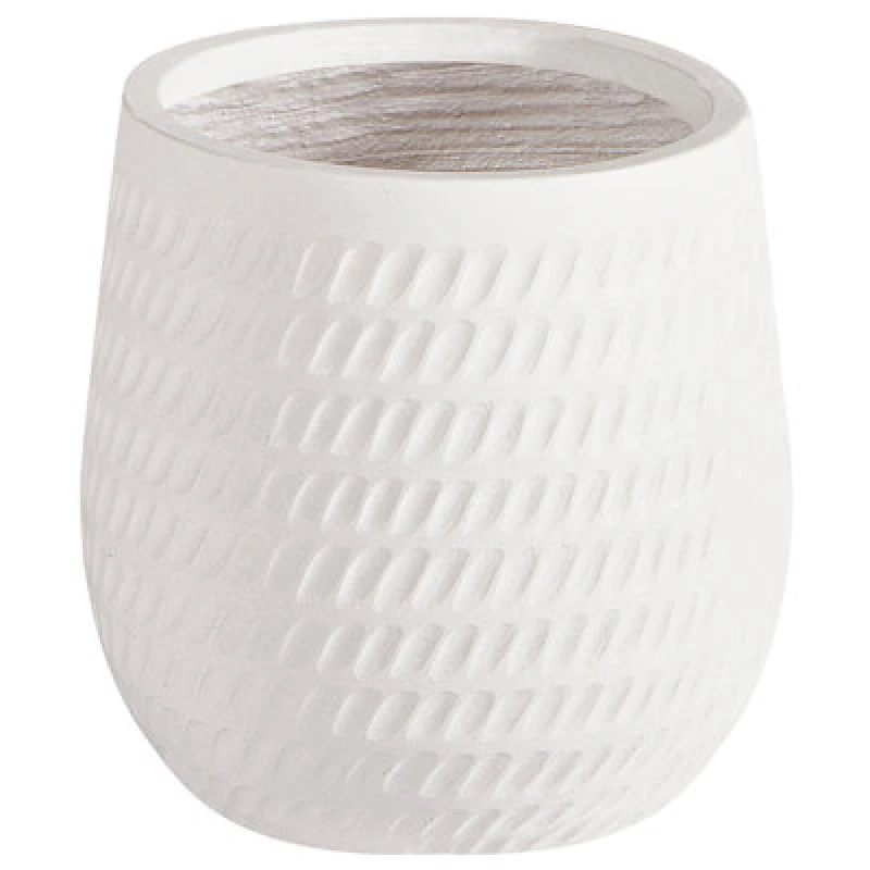 Image of Beliani Plant Pot Livadia 20 Cm Off-White