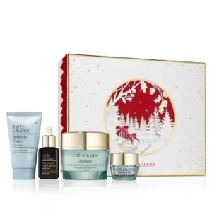 Image of Estee Lauder Protect + Hydrate Skincare Wonder 4 Piece Gift Set - Clear