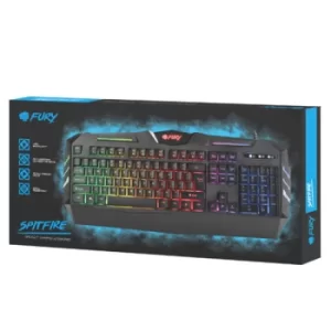 Image of Natec Fury Spitfire RGB Gaming Keyboard