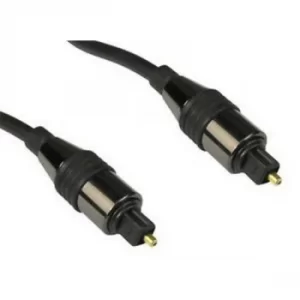 Image of TOSLINK Digital Optical (M) to Digital Optical (M) 2m Black OEM Cable