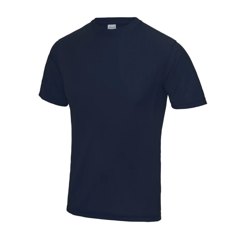 Image of Just Cool Just Cool Men AWDis Supercool Performance T-Shirt in Navy Size: Small Navy S Male 5063470436460