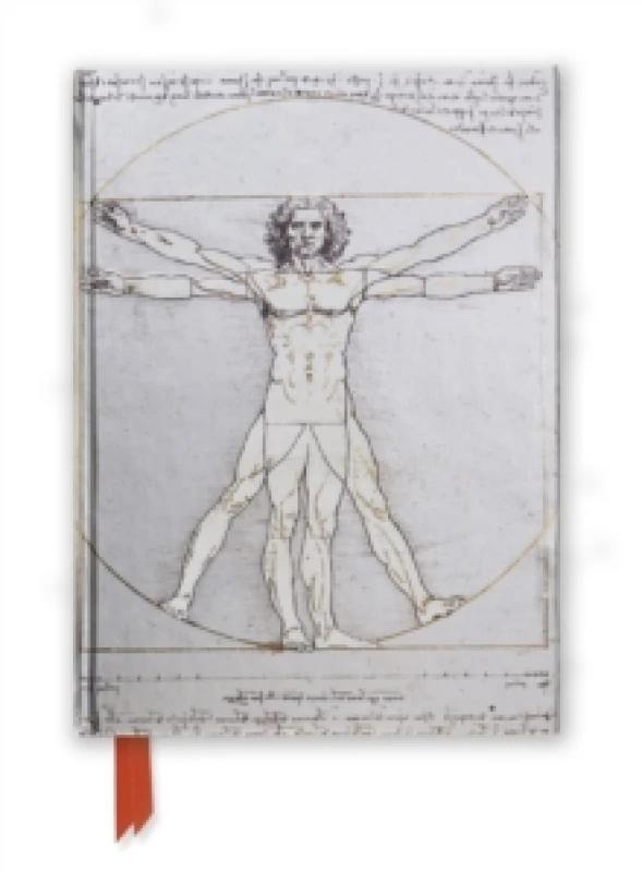 Image of Da Vinci: Vitruvian Man (Foiled Journal) Notebook / blank book