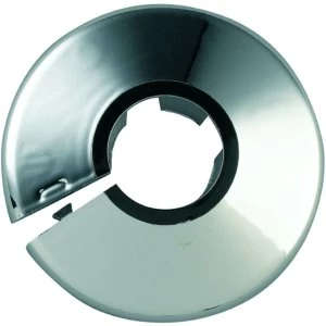 Image of Wickes Chrome Pipe Collars - 22mm Pack of 5