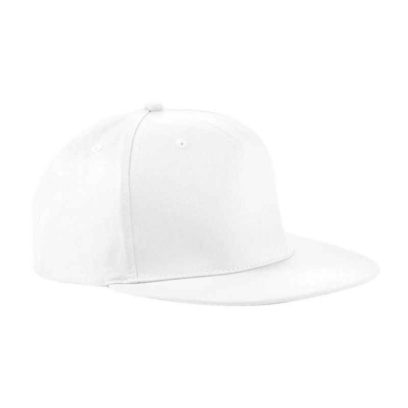 Image of Beechfield Beechfield Men Rapper Snapback Cap in White White One Size Male 5063425297788