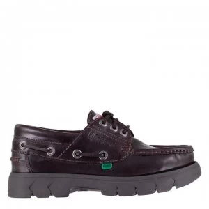 Image of Kickers Lennon Boat Shoes - Lthr Brown
