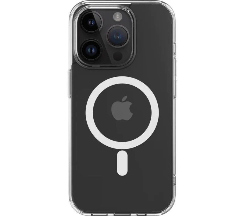 Image of QDOS Hybrid Force Snap iPhone 15 Pro Case with MagSafe - Clear, Clear 5061008400389