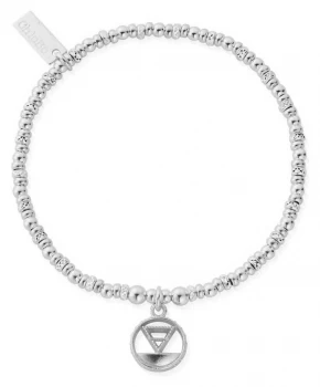 Image of ChloBo Sparkle Disc Earth Bracelet Sterling Silver Jewellery