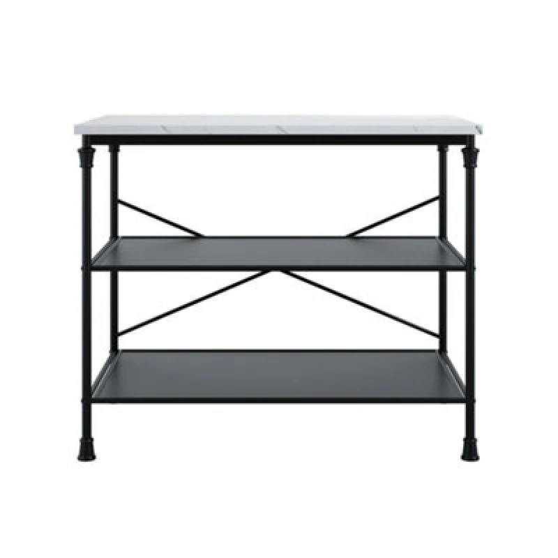 Image of LPD Fairmont Marble Effect Console Table