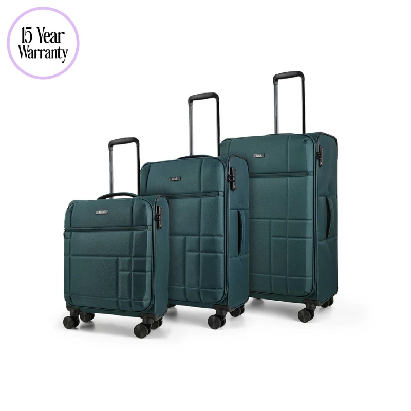 Image of Rock Rock Tokyo Large Suitcase Green - Rock - Size: Large Green Large UH18102