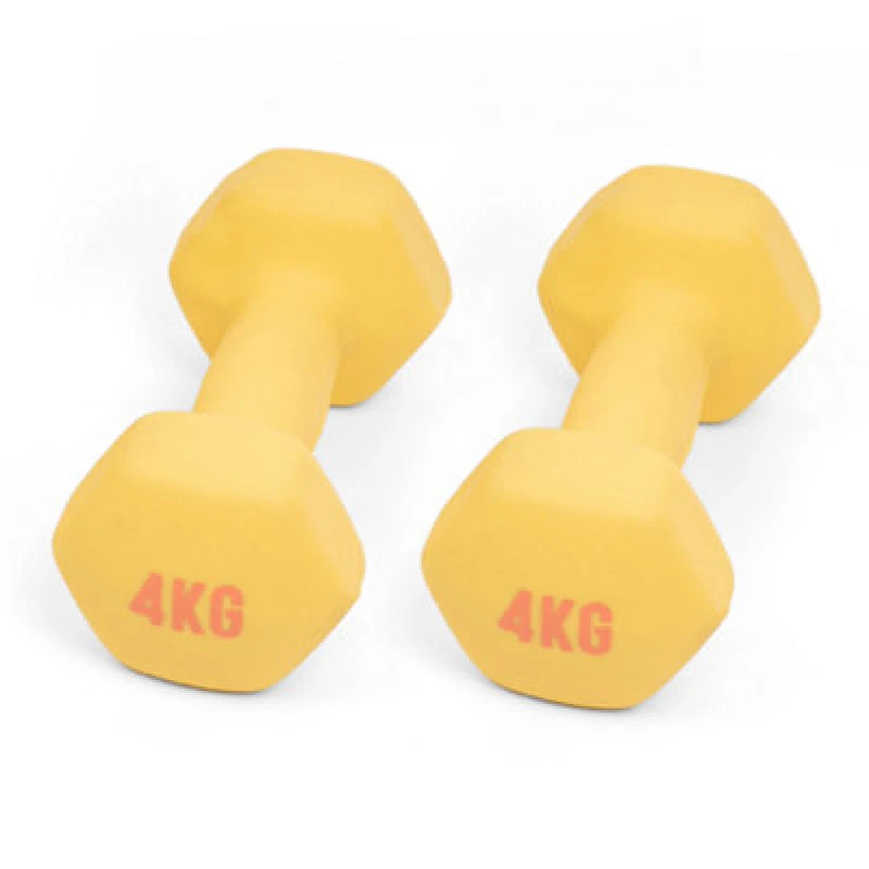 Image of Myga Dumbbell 4Kg Pair, Yellow RY1712-QTY2