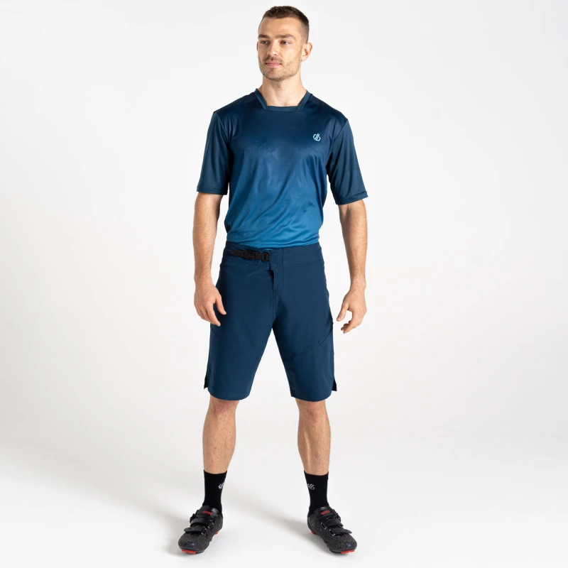 Image of Dare 2b Dare 2b Men 'Duration II' Stretch Cycling Shorts in Dark Navy Size: 30 Dark Navy 30 Male 5063019659633